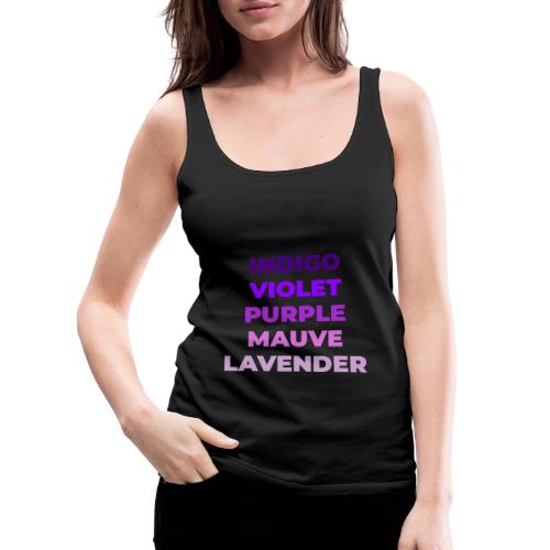 Shades of Purple - Women's Premium Tank Top