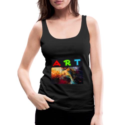Waves of Art - Women's Premium Tank Top