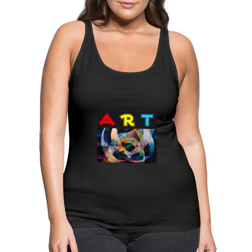 Art of Stripes and Shades - Women's Premium Tank Top