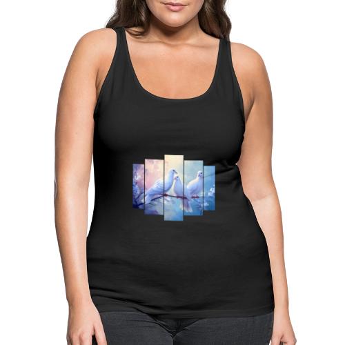 Symbols of Peace and Serenity - Women's Premium Tank Top