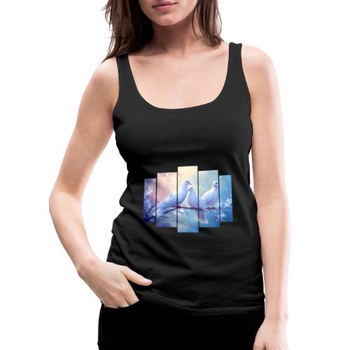 Symbols of Peace and Serenity - Women's Premium Tank Top