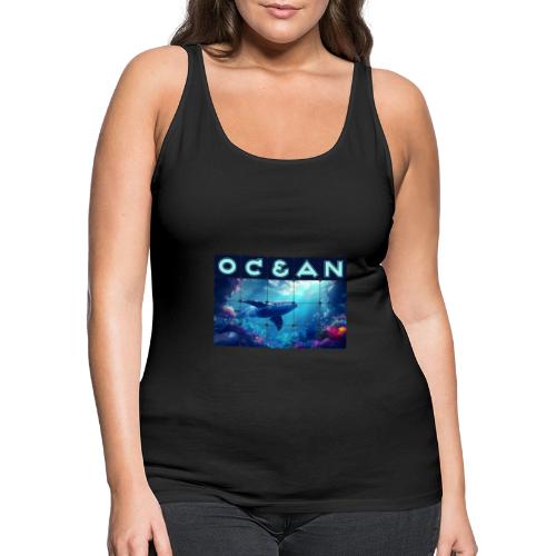 Ocean: Whale’s Path - Women's Premium Tank Top