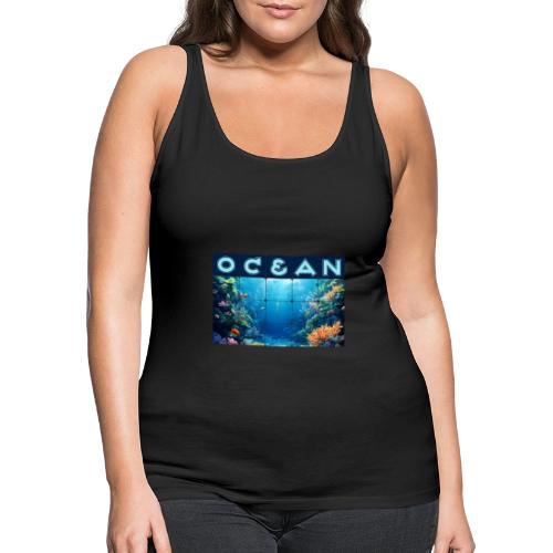 Ocean: Tropical Drift - Women's Premium Tank Top