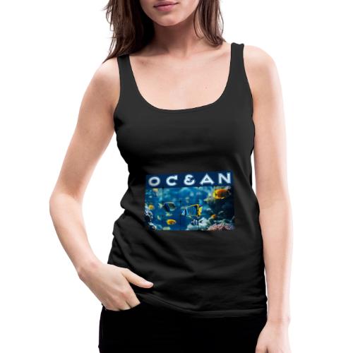 Ocean: Underwater Radiance - Women's Premium Tank Top