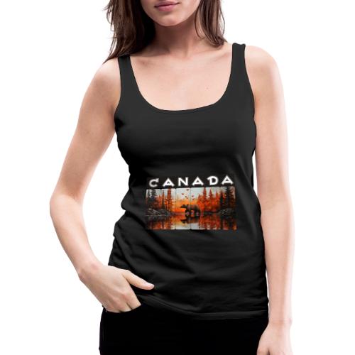 Canada Wilderness Art - Women's Premium Tank Top