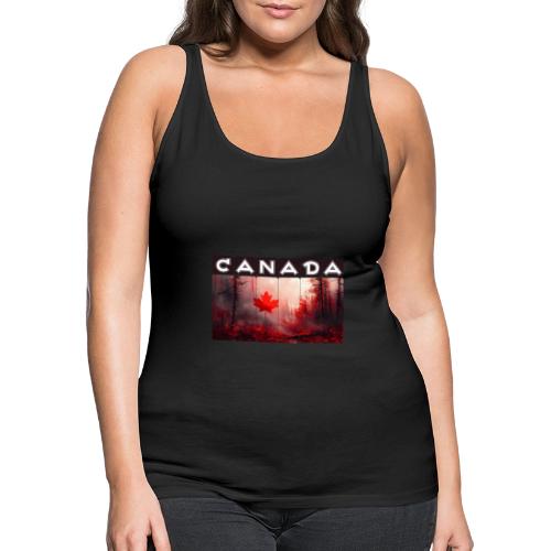 Canada Nature Vibes - Women's Premium Tank Top
