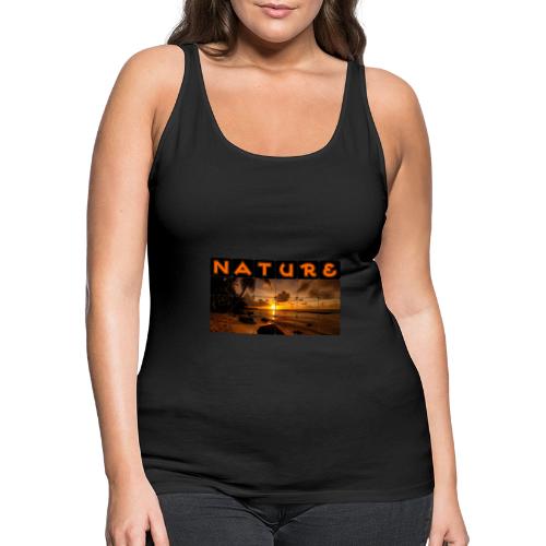 Nature: Golden Hour Escape - Women's Premium Tank Top