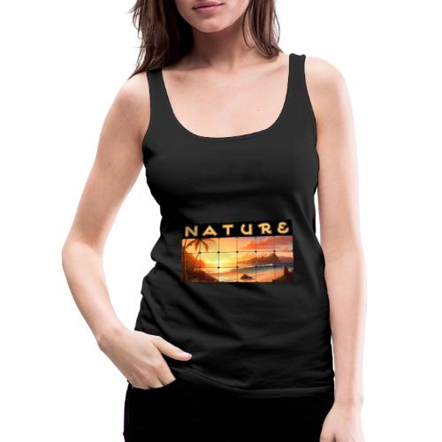 Nature: Tropical Twilight - Women's Premium Tank Top