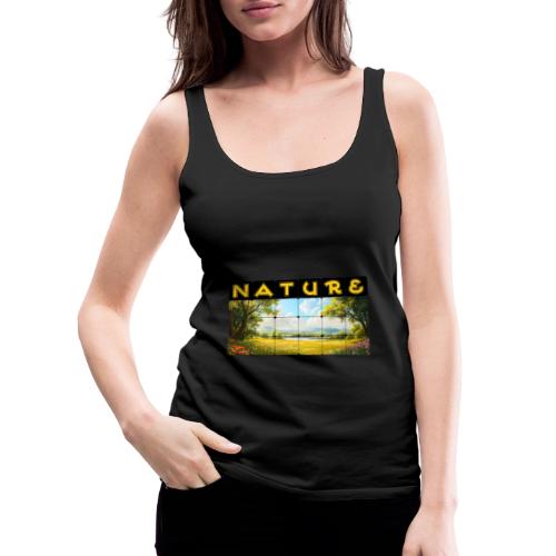 Nature: Summer Fields - Women's Premium Tank Top