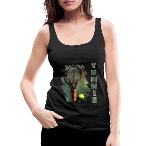 Tennis Precision Strike - Women's Premium Tank Top