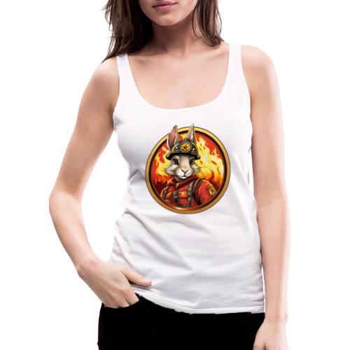 Rabbit Firefighter - Women's Premium Tank Top