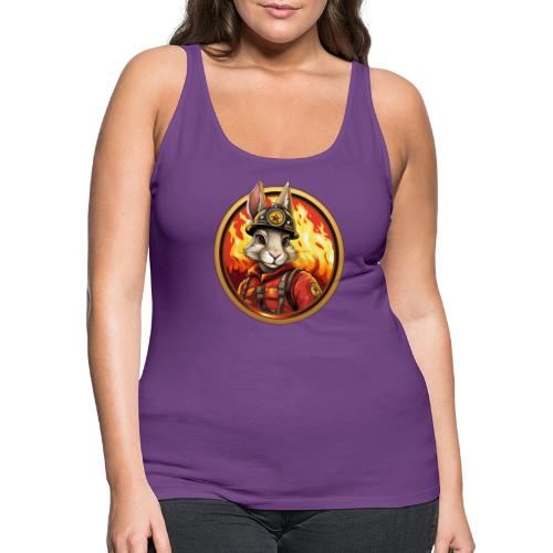 Rabbit Firefighter - Women's Premium Tank Top
