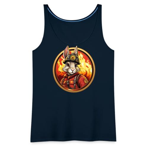 Rabbit Firefighter - Women's Premium Tank Top