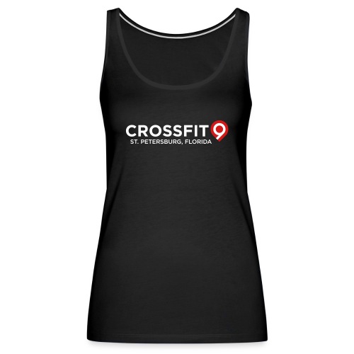 CrossFit9 Classic (White) - Women's Premium Tank Top