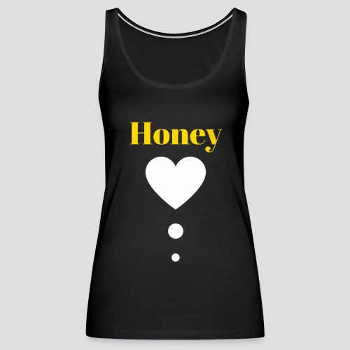Honey Baby (Yellow & White) - Women's Premium Tank Top