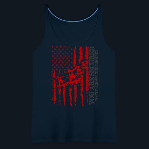 You are Secured To Fly Above The Ground - Women's Premium Tank Top