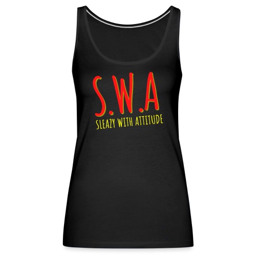 SWA Sleazy With Attitude - Women's Premium Tank Top
