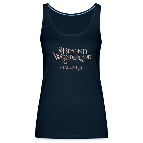 Beyond Wonderland Beige Logo - Women's Premium Tank Top