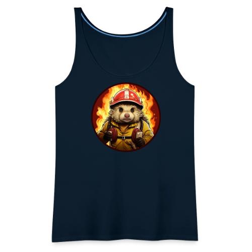 Hedgehog Firefighter - Women's Premium Tank Top