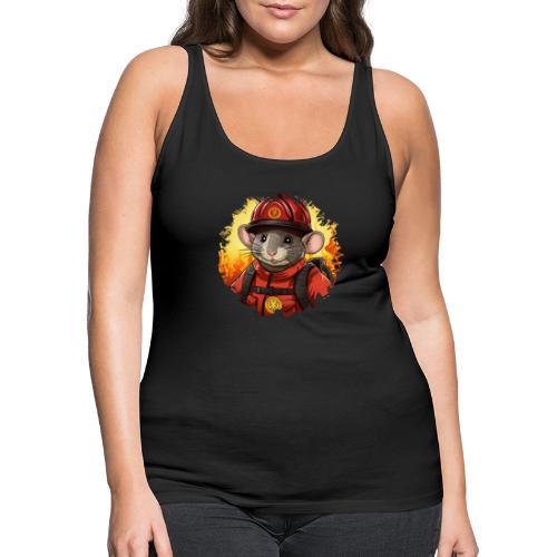 Rat Firefighter - Women's Premium Tank Top