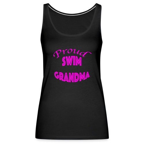 swim grandma - Women's Premium Tank Top