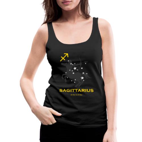 Sagittarius zodiac astrology horoscope - Women's Premium Tank Top