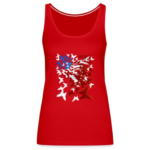 The Butterfly Flag - Women's Premium Tank Top