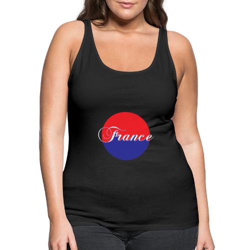 France Tricolore Circle - Women's Premium Tank Top