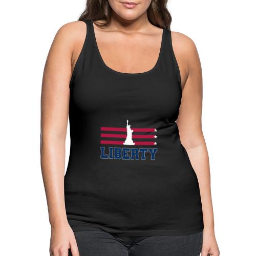 USA: Stars of Liberty - Women's Premium Tank Top