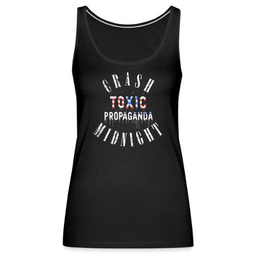 CRASH MIDNIGHT TOXIC PROPAGANDA PAINT TEE - Women's Premium Tank Top
