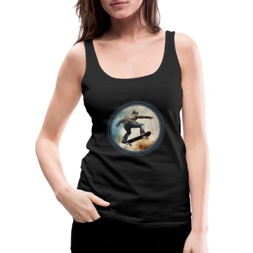 Skateboarding Energy - Women's Premium Tank Top
