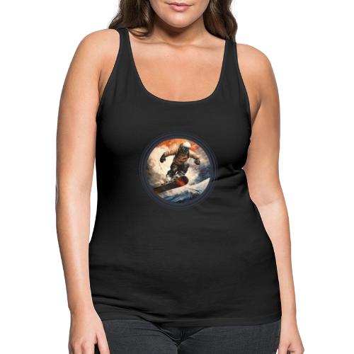 Snowboarding Elevation - Women's Premium Tank Top