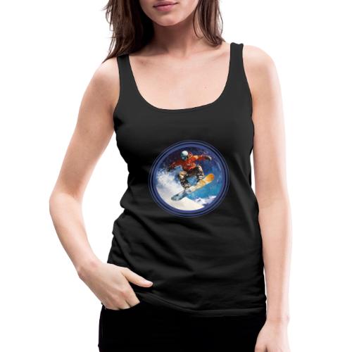 Snowboarding Rush - Women's Premium Tank Top