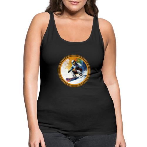 Snowboarding Dreams - Women's Premium Tank Top