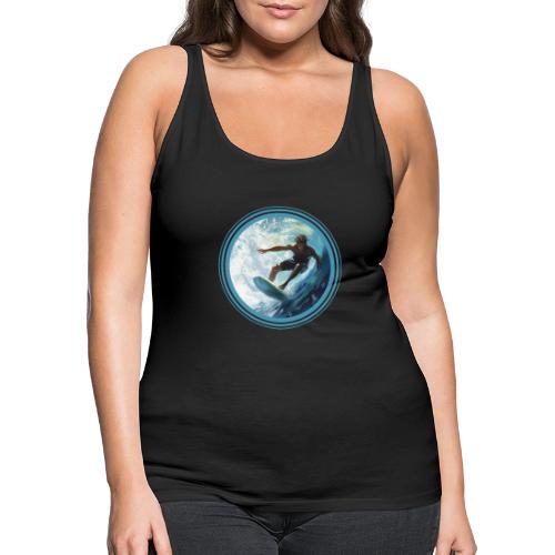 Surfing Freedom - Women's Premium Tank Top