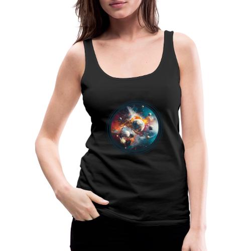 Planets in Acrylic Dreams - Women's Premium Tank Top