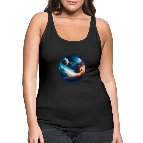 Planets Among Colors - Women's Premium Tank Top