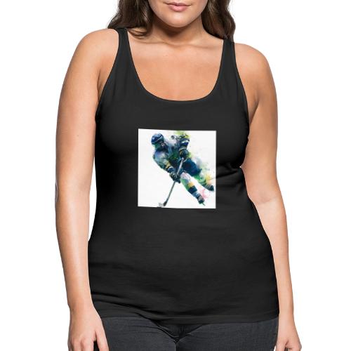 Hockey: Frozen Motion - Women's Premium Tank Top