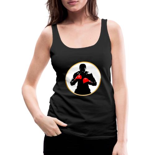 Boxing: Golden Ring Fighter - Women's Premium Tank Top