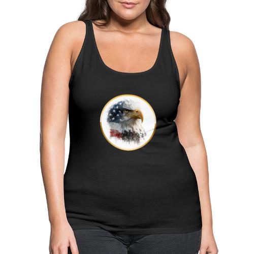 USA: Patriot Wing Emblem - Women's Premium Tank Top