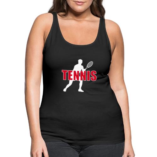Red Court Tennis - Women's Premium Tank Top