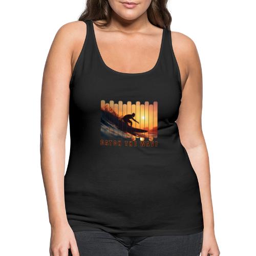 Surfing: Catch the Wave - Women's Premium Tank Top
