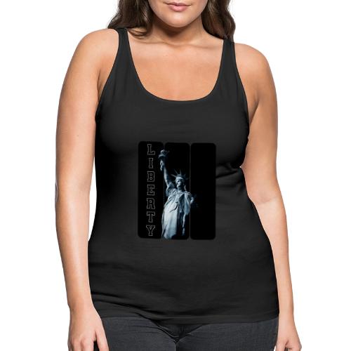 USA: Vertical Liberty - Women's Premium Tank Top