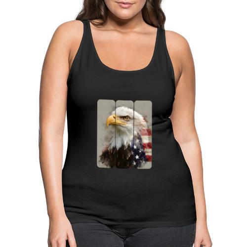 USA: Eagle of the Free - Women's Premium Tank Top