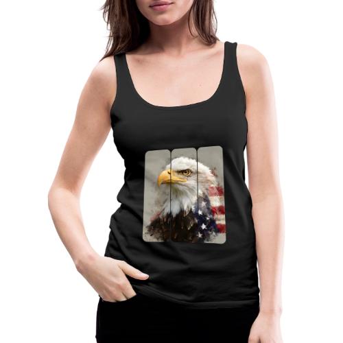 USA: Eagle of the Free - Women's Premium Tank Top