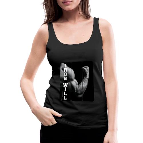Bodybuilding: Iron Will - Women's Premium Tank Top