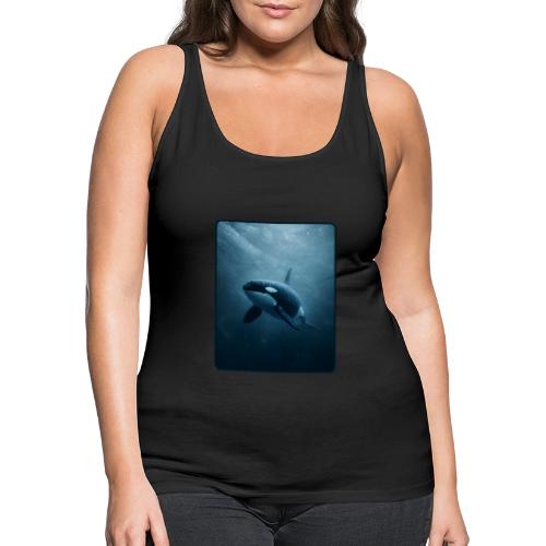 Orca Ocean Wildlife Design - Women's Premium Tank Top