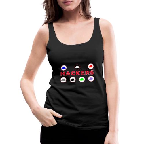 The Spectrum of Hackers - Women's Premium Tank Top