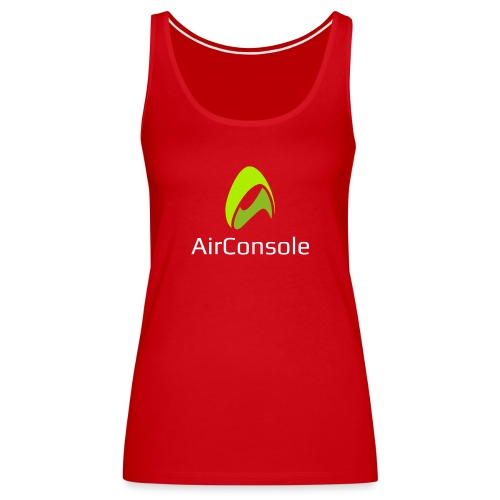 New Logo AirConsole White - Women's Premium Tank Top