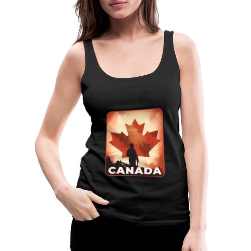 Canada Stands Tall - Women's Premium Tank Top